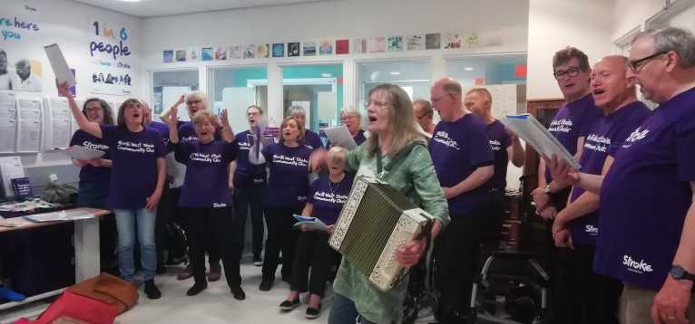 Singing on Ward 3, Manchester Royal Infirmary.