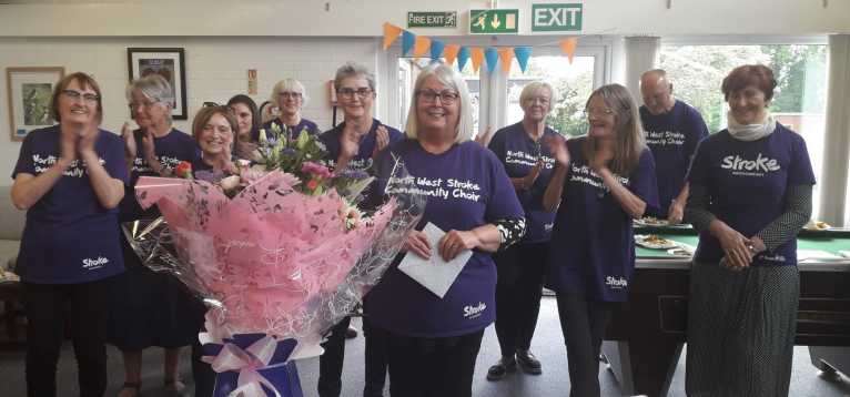 Joyce's Retirement Party attendees, North West Stroke Association