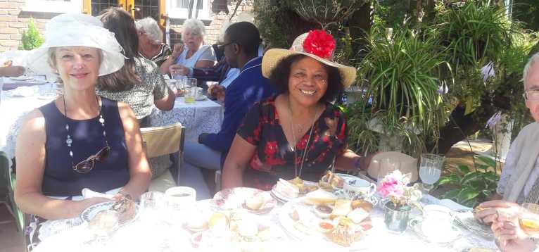 Inner Wheel Club members enjoying a lunch together.