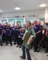 Singing on Ward 3, Manchester Royal Infirmary.