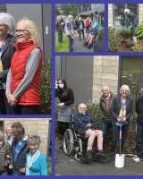 Photo of our stroke group members with Juliet.